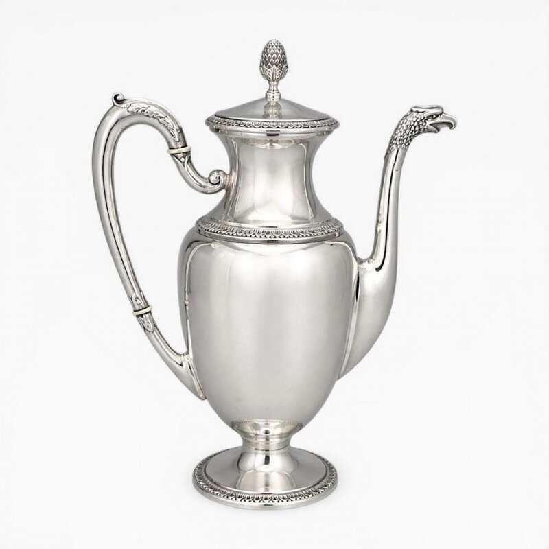 Ceainic din argint in maniera Impero | atelier Cesa 1882 - cca. 1950